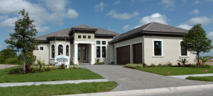 John Cannon Homes' Caaren model at Rosedale Links, near Lakewood Ranch in Manatee County. Staff photo / Harold Bubil; 5-30-2013.