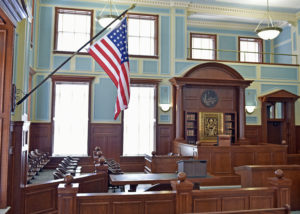 Longtime clerk of court R.B. "Chips" Shore led the effort to restore Manatee County’s historic 1913 courtroom in Bradenton. It was reopened in a ceremony on July 15, 2015. Two weeks later, Shore, a longtime champion of historic preservation in the county, died at his Bradenton Home. He is a recipient of an Individual Distinguished Service Award from the Florida Trust for Historic Preservation. The courtroom has been named in his honor.Herald-Tribune staff photo by Thomas Bender.