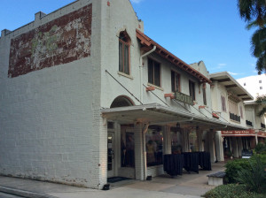 Demolition work on the historic DeMarcay Hotel on Palm Avenue in Sarasota will begin in mid-June, according to the developer, as the site is converted into the DeMarcay at 33 S. Palm condominium tower. The facade of the historic building, which was built during the 1920s real estate boom, will be retained. Staff photo / Harold Bubil; 5-18-2016.