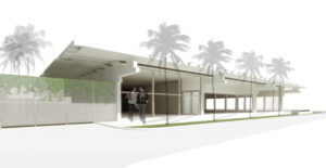 Guy Peterson's computer rendering of the University of Florida Citylab Sarasota building.